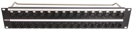 XLR 32 Port Port Rack Patch Panel Patch Panel [0]; 285-092