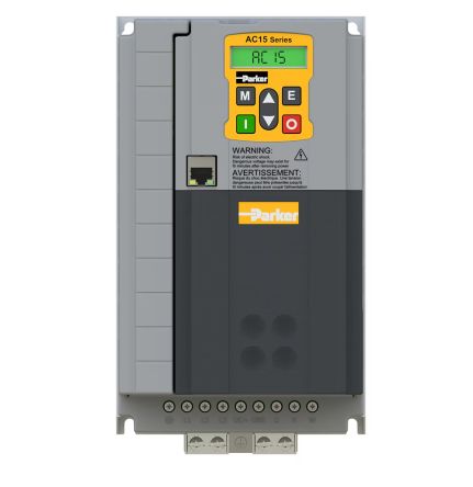 Parker Variable Speed Drive, 5.5 kW, 3 Phase, 380 → 480 V ac, 12 A, AC15 Series [15G-43-0120-BF]; 285-474