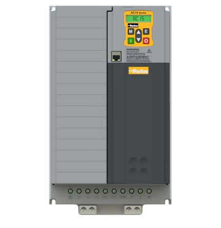 Parker Variable Speed Drive, 30 kW, 3 Phase, 380 → 480 V ac, 60 A, AC15 Series [15G-45-0600-BF]; 285-480