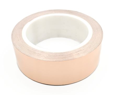 RS PRO Conductive Copper Metallic Tape, 25mm x 16.5m [0]; 285-531