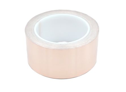 RS PRO Non-Conductive Copper Metallic Tape, 50mm x 16.5m [0]; 285-537