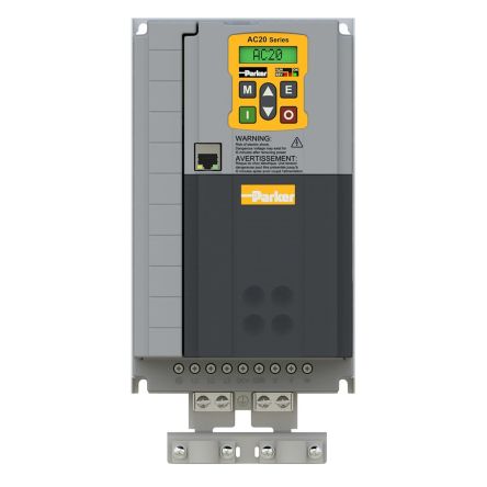 Parker Variable Speed Drive, 5.5 kW, 3 Phase, 380 → 480 V ac, 12 A, AC20 Series [20G-43-0120-BF]; 285-817