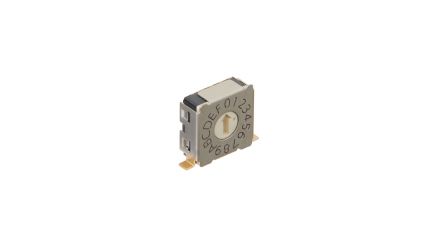 NKK Switches FD02, 16 Position, Hexadecimal Rotary Switch, 0.4VA [FD02-FR16H-ST]; 286-575
