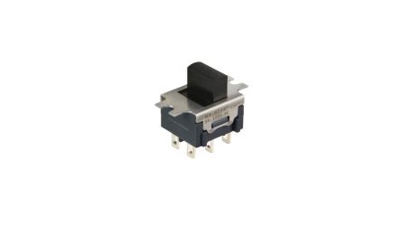 NKK Switches Panel Mount Slide Switch DPST On-Off-On 3A Knob [MS-N23S1A]; 286-586