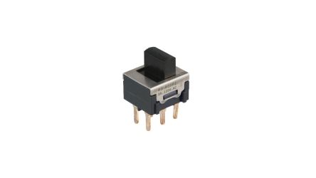 NKK Switches PCB Slide Switch DPST On-Off-On 3A Knob [MS-N23P1A]; 286-592