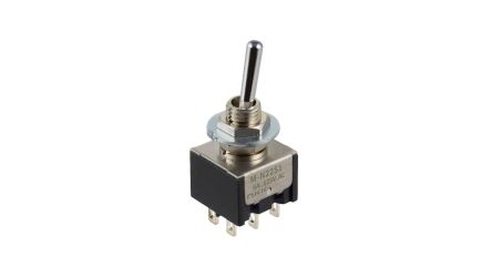NKK Switches Toggle Switch, Panel Mount, On-None-Off, DPST, Solder Terminal, 28V [M-N21S1S]; 286-607