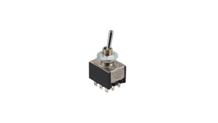 NKK Switches Toggle Switch, Panel Mount, On-(On), 3PST, Solder Terminal, 28V [M-N32S1S]; 286-616