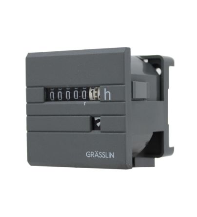 Grasslin Taxxo 100 Hour Meter, 6 Digit Indicator, 50Hz, 230 V ac [05.15.1001.1]; 286-823