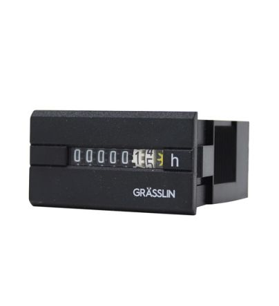 Grasslin Taxxo 712 Hour Meter, 6 Digit Indicator, 50Hz, 230 V ac [05.20.0004.1]; 286-833