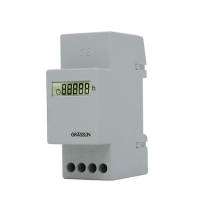 Grasslin Taxxo 9403 Hour Meter, 7 Digit LCD, 50 → 60Hz, 24 → 240 V ac [05.25.0007.1]; 286-842