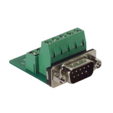 L-Com DGB 9 Way Screw D-sub Connector Plug, with Jack Screw [DGB9MT1]; 286-860
