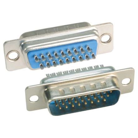 L-Com SDH 26 Way Screw D-sub Connector Plug, 2.3mm Pitch, with Jack Screw [SDH26P]; 286-919