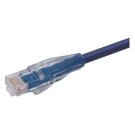 L-ComTRD, 14ft Cat5e, Blue RJ45 to Male RJ45 Male Unshielded, Terminated PVC Sheath [TRD815BL-14]; 286-924