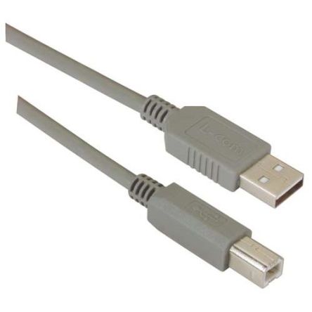 L-Com USB 2.0, Male USB to Male USB B, 500mm [ECUSBAB-05M]; 286-930
