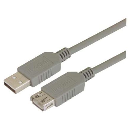 L-Com USB 2.0, Male USB to Male USB A, 3m [ECUSBAX-3M]; 286-934