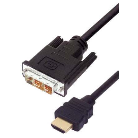 L-ComHD-DVI, 1m Male HDMI to Male DVI [HD-DVI-MM-1]; 286-940