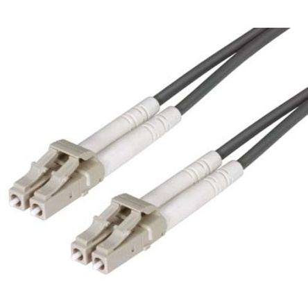 L-Com LC to LC OM1 Multi Mode OM1 Fibre Optic Cable, Grey, 1m [FODLC-CL-01]; 287-031