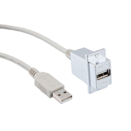 L-Com , Male USB A to Male USB A, 24in [ECF504-24AAS]; 287-039