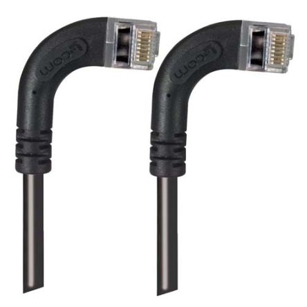 L-ComTRD, 2m Cat5e, Black RJ45 to Male RJ45 Male, Aluminium/Polyester Foil Shielded, Terminated PVC Sheath [TRD815SRA14BLK-2]; 287-067