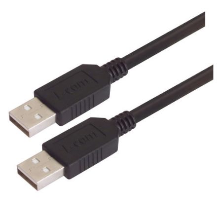 L-Com USB 2.0, Male USB to Male USB A, 500mm [CSUZAA-05M]; 287-116