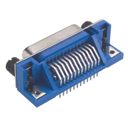 L-Com CIB Series Straight Screw Mount PCB Socket, 24-Contact, 2-Row, 2.16mm Pitch, Screw Termination [CIB24SRA]; 287-198