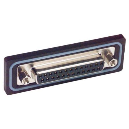 L-Com WPSD 25 Way Screw D-sub Connector Socket, with Jack Screw [WPSD25S]; 287-218