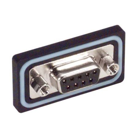 L-Com WPSD 9 Way Screw D-sub Connector Socket, with Jack Screw [WPSD9S]; 287-219