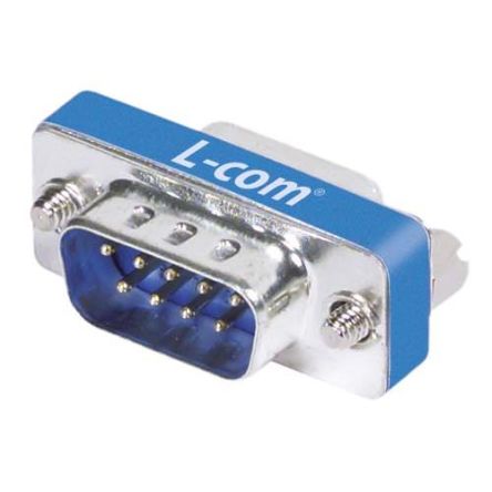 L-Com DGB 9 Way Screw D-sub Connector Socket, with Jack Screw [DGB9MF]; 287-233