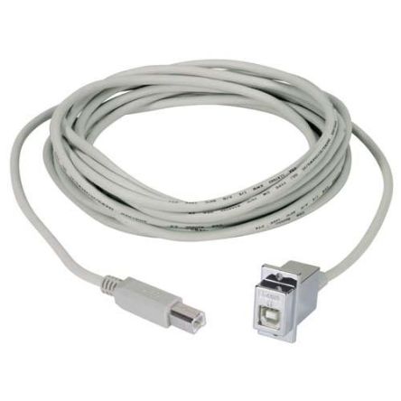 L-Com Straight, Panel Mount, Plug- Single Port Type Type B 2 USB Connector [ECF504-24BBS]; 287-242