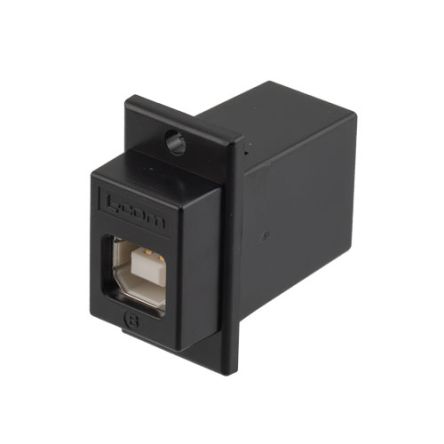 L-Com Straight, Panel Mount, Plug- Single Port Type Type B USB Connector [ECF504B-UBA]; 287-253