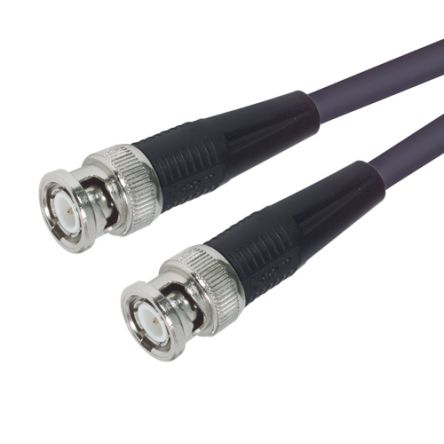 L-Com CC58C Series Male BNC to Male BNC, 1.5ft, RG58C Coaxial, Terminated50 ohms [CC58C-1.5]; 287-341