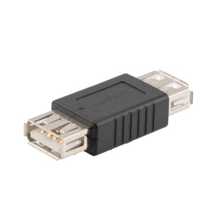 L-Com Straight, Panel Mount, Plug- Single Port Type Type A 2 USB Connector [U2C00049]; 287-375