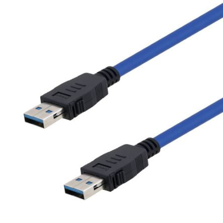 L-Com USB 3.0, Male USB to Male USB A, 1m [U3A00005-1M]; 287-396