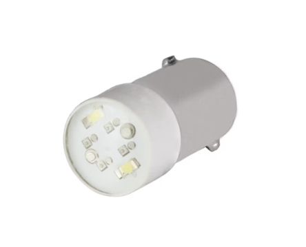 EAO White Push Button LED for Use with Push Button Lamp [46-39J.0986]; 288-189