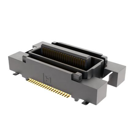 HARWIN FLECTO Series Vertical Surface PCB Header, 40 Contact(s), 0.5 mm Pitch, 2 Row(s), Shrouded [F12-20004045R]; 288-399