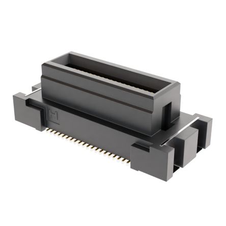 HARWIN FLECTO Series Vertical Surface PCB Header, 40 Contact(s), 0.5 mm Pitch, 2 Row(s), Shrouded [F12-10004042R]; 288-401