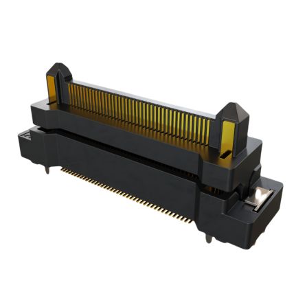 HARWIN FLECTO Series Vertical Surface PCB Header, 80 Contact(s), 0.5 mm Pitch, 2 Row(s), Shrouded [F11-20008042R]; 288-413