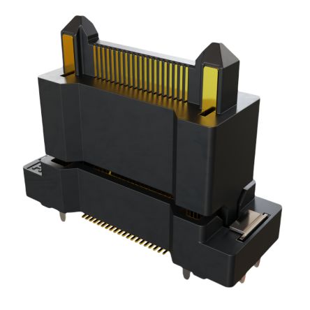 HARWIN FLECTO Series Vertical Surface PCB Header, 40 Contact(s), 0.5 mm Pitch, 2 Row(s), Shrouded [F11-20104042R]; 288-425