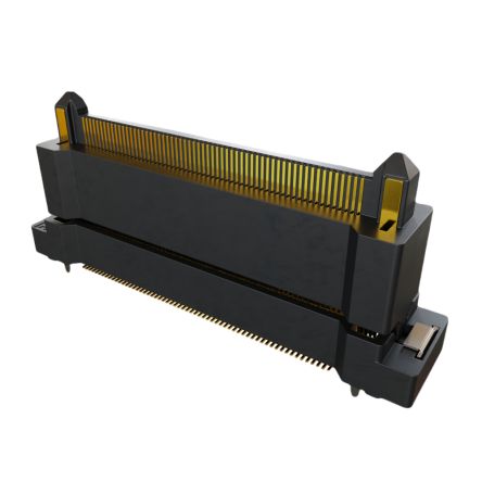 HARWIN FLECTO Series Vertical Surface PCB Header, 120 Contact(s), 0.5 mm Pitch, 2 Row(s), Shrouded [F11-20112042R]; 288-436