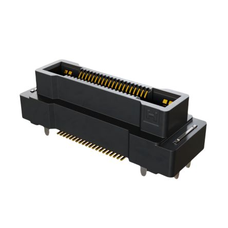 HARWIN FLECTO Series Vertical Surface PCB Header, 40 Contact(s), 0.5 mm Pitch, 2 Row(s), Shrouded [F11-10004042R]; 288-441