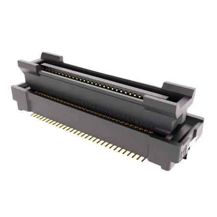 HARWIN FLECTO Series Vertical Surface PCB Header, 60 Contact(s), 0.8 mm Pitch, 2 Row(s), Shrouded [F30-20106045R]; 288-467