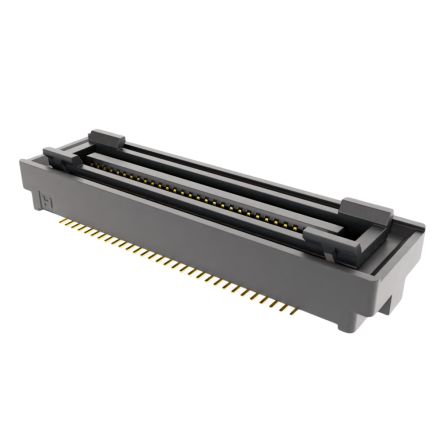 HARWIN FLECTO Series Vertical Surface PCB Header, 60 Contact(s), 0.8 mm Pitch, 2 Row(s), Shrouded [F30-20006045R]; 288-473
