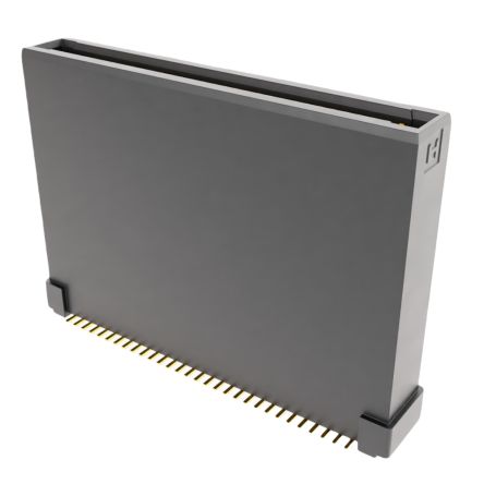 HARWIN FLECTO Series Vertical Surface PCB Header, 60 Contact(s), 0.8 mm Pitch, 2 Row(s), Shrouded [F30-10206045R]; 288-492