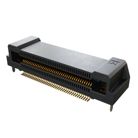 HARWIN FLECTO Series Horizontal Surface PCB Header, 80 Contact(s), 0.5 mm Pitch, 2 Row(s), Shrouded [F11-11108042R]; 288-502