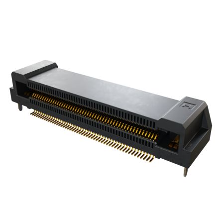 HARWIN FLECTO Series Horizontal Surface PCB Header, 100 Contact(s), 0.5 mm Pitch, 2 Row(s), Shrouded [F11-11110042R]; 288-505