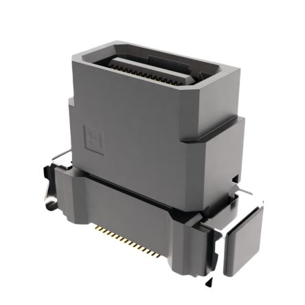 HARWIN FLECTO Series Vertical Surface PCB Header, 30 Contact(s), 0.5 mm Pitch, 2 Row(s), Shrouded [F10-20003045R]; 288-510