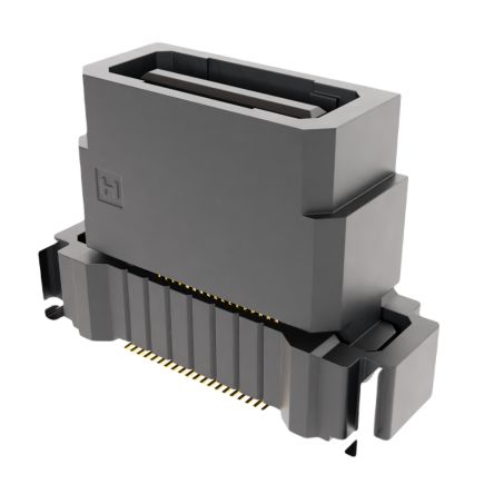 HARWIN FLECTO Series Vertical Surface PCB Header, 40 Contact(s), 0.5 mm Pitch, 2 Row(s), Shrouded [F10-20004045R]; 288-513