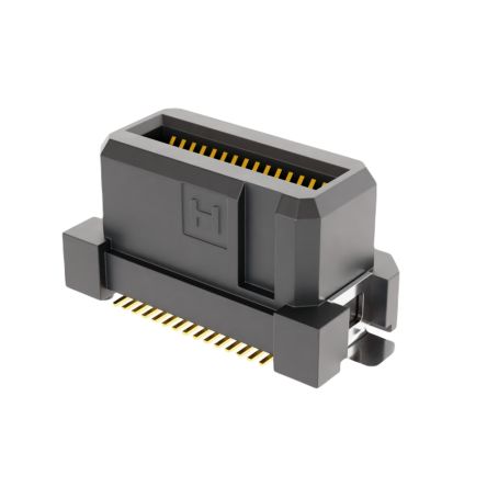 HARWIN FLECTO Series Vertical Surface PCB Header, 30 Contact(s), 0.5 mm Pitch, 2 Row(s), Shrouded [F10-10003045R]; 288-557