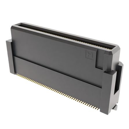 HARWIN FLECTO Series Vertical Surface PCB Header, 100 Contact(s), 0.5 mm Pitch, 2 Row(s), Shrouded [F10-10110045R]; 288-564
