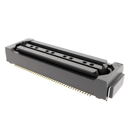 HARWIN FLECTO Series Vertical Surface PCB Header, 80 Contact(s), 0.635 mm Pitch, 2 Row(s), Shrouded [F20-20008045R]; 288-570